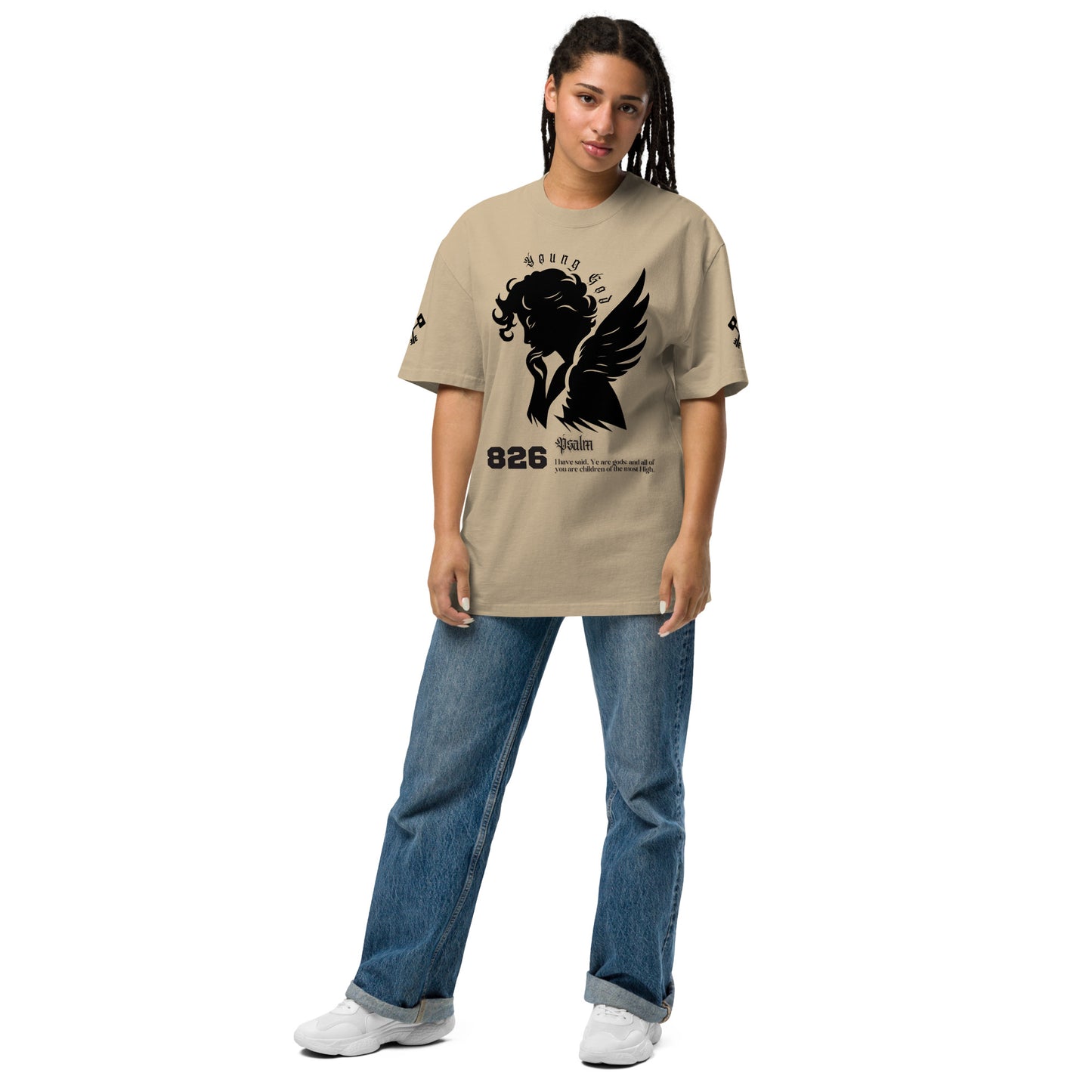 826 UNISEX YOUNG GOD CAMEO AGED T-SHIRT