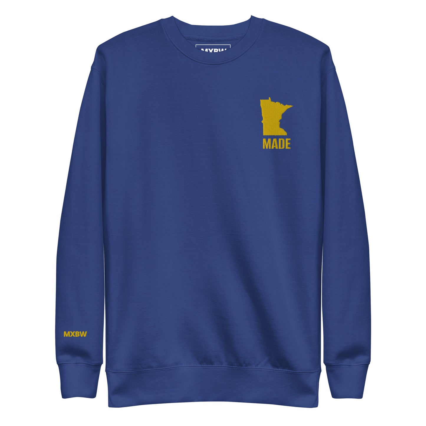 ✪ UNISEX | MINNESOTA MADE | FITTED ESSENTIAL EMBROIDERED PULLOVER SWEATSHIRT