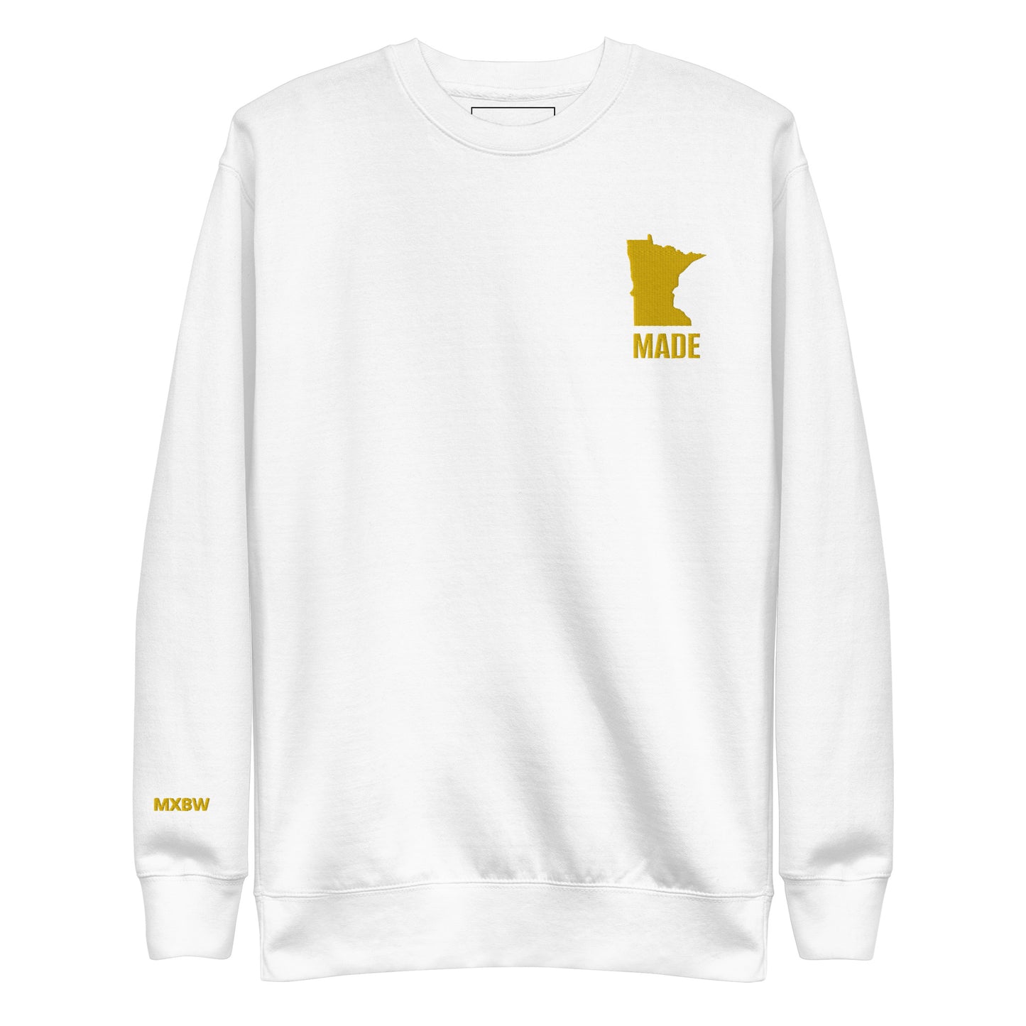 ✪ UNISEX | MINNESOTA MADE | FITTED ESSENTIAL EMBROIDERED PULLOVER SWEATSHIRT